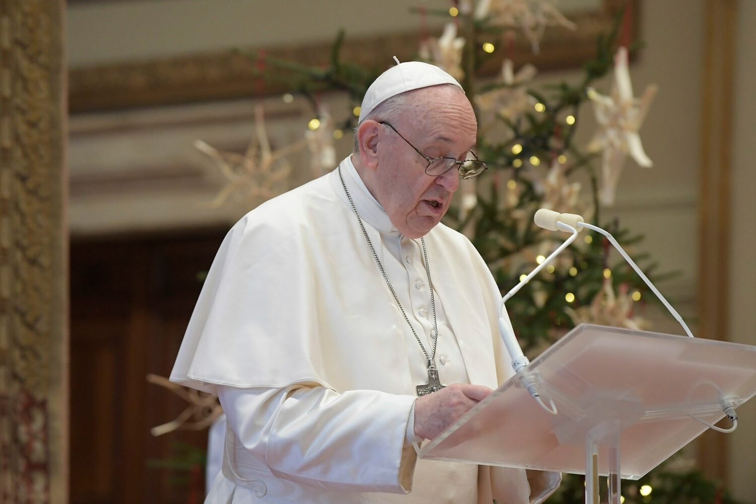 Pope Francis is showing ‘slight improvement’ after pneumonia diagnosis, Vatican says