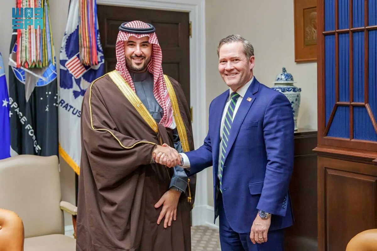 Saudi defense minister meets senior US officials in Washington