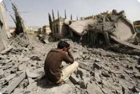 US air strikes target Houthis in several cities in Yemen Fifty-three killed in US strikes on Yemen, Houthis say